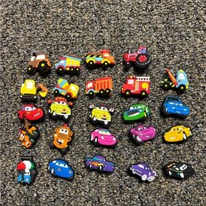 24 piece car/Cars Crocs Jibbetz Set